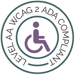 Level AA WCAG 2 ADA Compliant logo