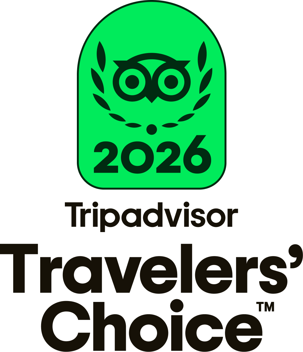 Tripadvisor TC Badge + Travelers’ Choice Center Aligned Black – L Logo